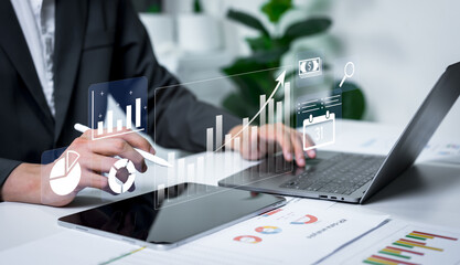 Modern MLM software dashboard for direct selling business management